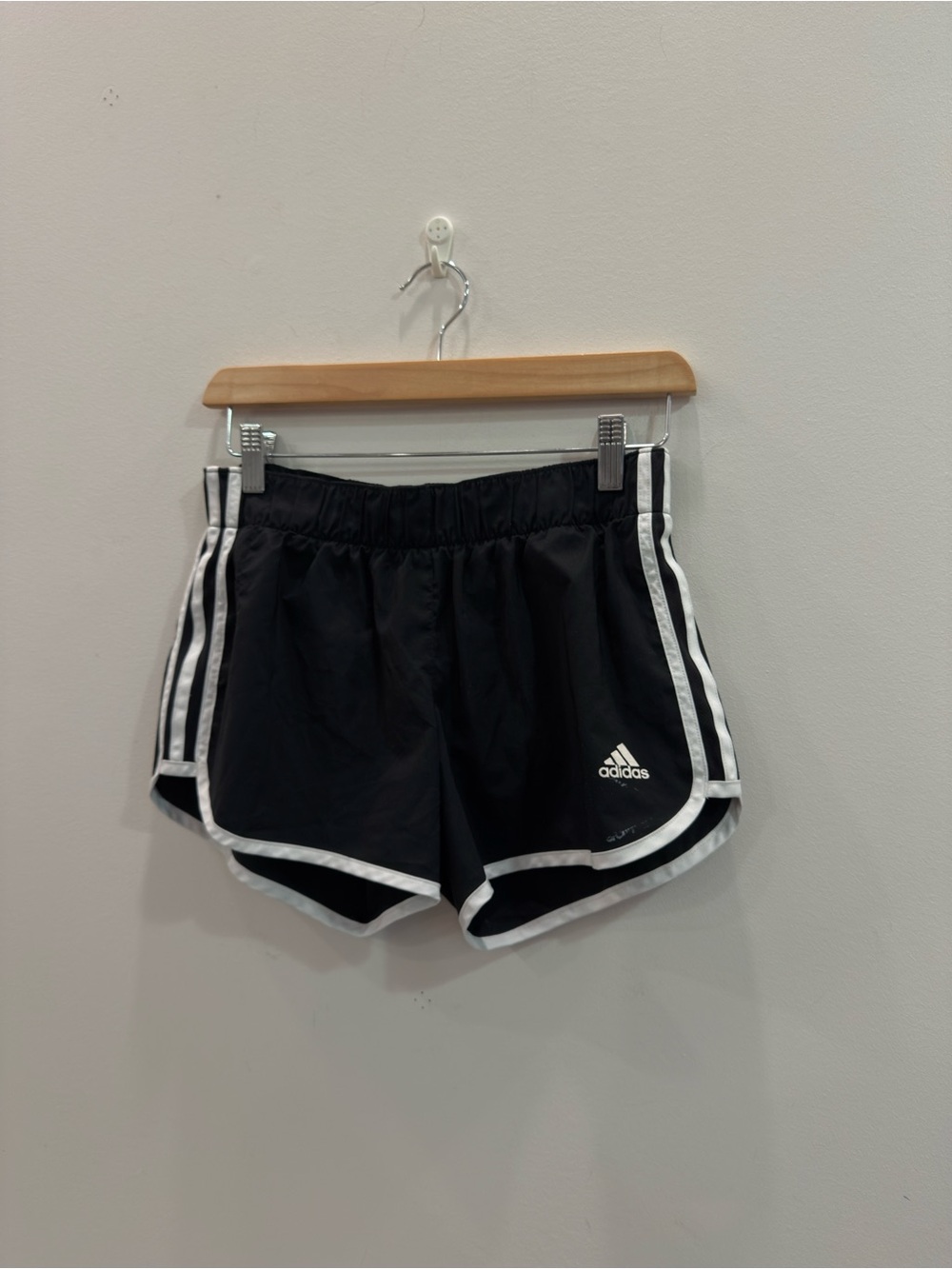 Adidas Climalite Aktiv Black Low-Rise Dolphin Running Shorts Size Small